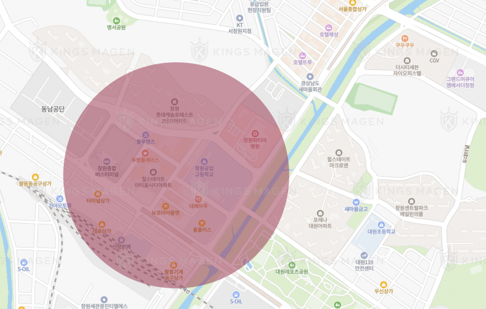 경남 창원의창구 팔용동 [경남 창원 팔용동 토지건물 매매] 창원 산단인근 교통집중 일반상업지 명빌딩 매매 매물번호 11435 사진 2